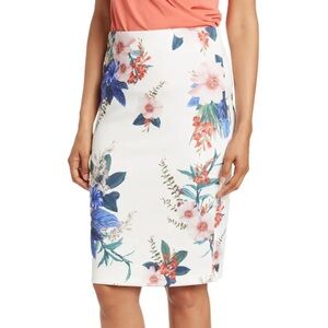 Tahari Floral Skirt